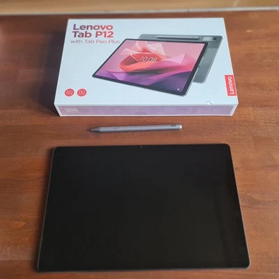Lenovo Tab P12 128GB, Wi-Fi, 12,7 Zoll - Storm Grey - Bild 1 von 4