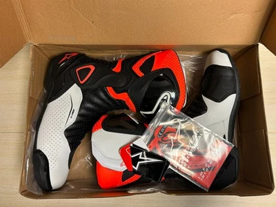 Bota ventilada Alpinestars SMX-6 V2, negra/roja/blanca, talla 14 (Euro 50) Foto 1 de 4