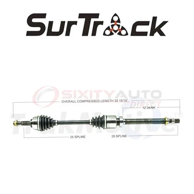 SurTrack CV Axle Shaft for 2007-2012 Nissan Versa 1.8L L4 - Constant uc - Image 1 of 4