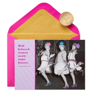 Making History Birthday Card For Her With Foil And Gem Embellishments - Picture 1 of 6