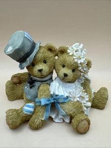 Cherished Teddies Robbie & Rachel Bride Groom "Love Bears All Things"Description - Picture 1 of 6