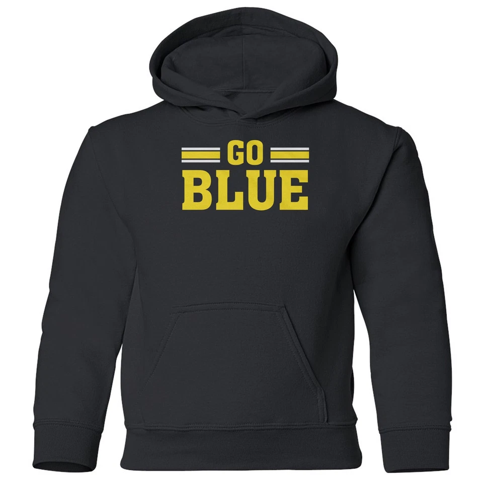 Ropa de baloncesto Go Blue - Wolverine Fans sudadera con capucha juvenil Foto 1 de 1