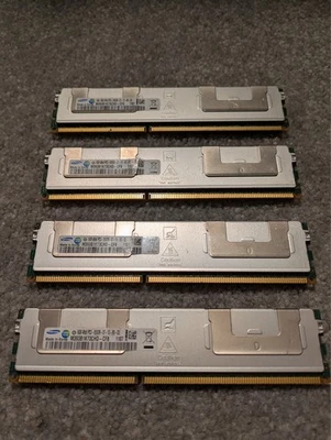 SAMSUNG M393B1K73CHD-CF8 8GB 4Rx8 DDR3 PC3-8500R 1066MHz ECC REG DIMM SIN PROBAR Foto 1 de 2