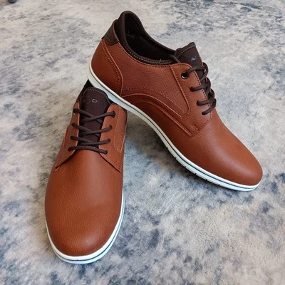 Zapatillas de vestir informales ALDO para hombre marrón coñac talla 9 Masson 1122873 nuevas sin caja Foto 1 de 4