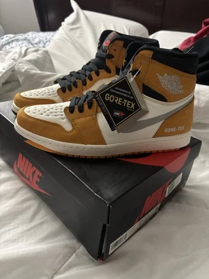 Jordan 1 Retro High Element Gore-Tex Light Curry Size 9.5 MENS - Image 1 of 4