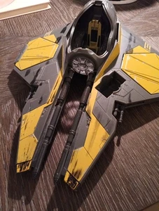 Star Wars Anakin Yellow Jedi Starfighter ROTS 2004 Hasbro unvollständig - Bild 1 von 6