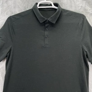Lululemon Shirt Herren Medium Evolution Propel Polo Preppy Trikot leicht Golf - Bild 1 von 12