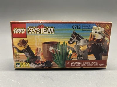 Vintage 1997 LEGO Wild West Sheriff’s Showdown (6712) BOX ONLY- No Instructions - Image 1 of 4