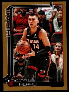 2025-26 Topps Gold Border #73 Tyler Herro /2025 Miami Heat Parallel B25:35 - Picture 1 of 2