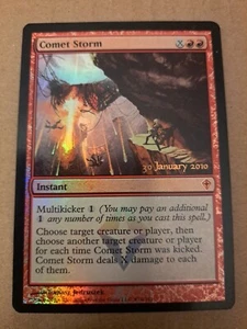 MTG Comet Storm FOIL Promo 2010 - With Writing - Picture 1 of 2