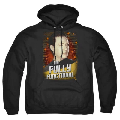 Star Trek TNG "Totalmente Funcional" Pullover Sudadera con Capucha, Sudadera o Camiseta Manga Larga Foto 1 de 4