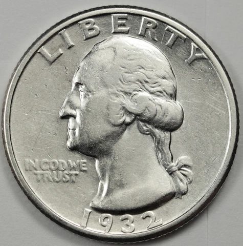 1932-p Washington Quarter.  High Grade.   (Inventory A) Cover