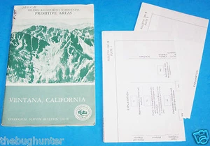 1967 USGS BULL. 1261-B, STUDIES ON WILDERNESS - VENTANA PRIMITIVE AREA, CALIF - Picture 1 of 3