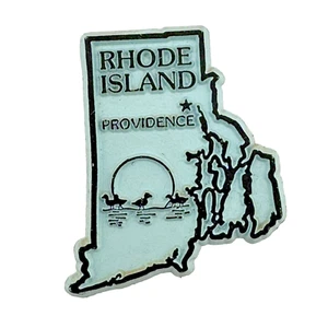 Providence Rhode Island Magnet Rubber State Powder Blue - Picture 1 of 3