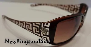 Women's Rectangle Brown Bling Fashion Eyewear Sunglasses 424 - Picture 1 of 3