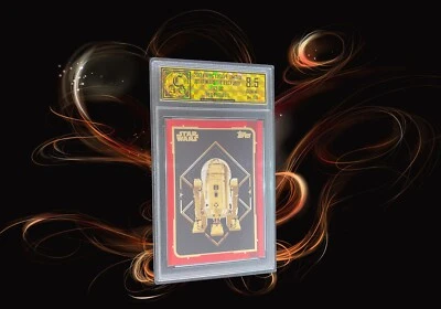 R2-D2 2017 Topps Europe Limited Star Wars The Last Jedi Red Parallel 166 - Image 1 of 4