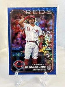 2024 Topps Update Christian Encarnacion Strand Blue Foil /999 US201 RC - Picture 1 of 2