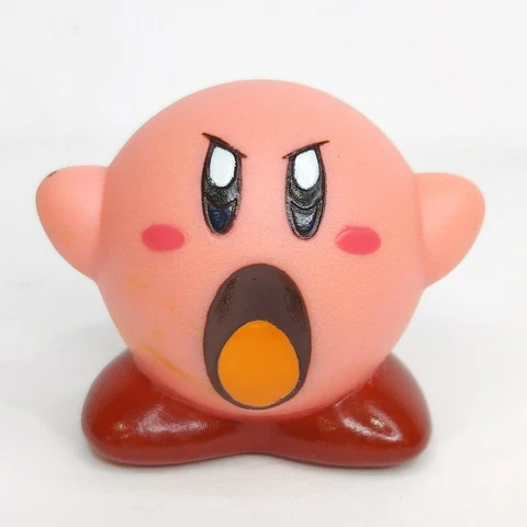2006 Kirby Finger Puppet 1.25" Inhaling Kirby Figure Nintendo Subarudo Cover