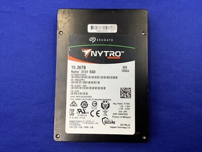 XS15360TE70014 SEAGATE Nytro 3131 SSD Series 15.36TB SAS 12Gb/s 2.5" (SED) SSD - Image 1 of 2
