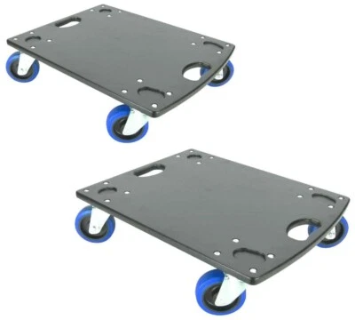 2x ADAM HALL Transportroller 52 x 46 cm Rollbrett 100 mm Lenkrollen Umzugsroller - Bild 1 von 4