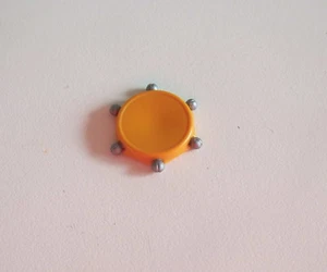 PLAYMOBIL (L1270) MOYEN-AGE - Tambourin Orange Dresseur d'Ours 3632 4231 4324 - Imagen 1 de 1