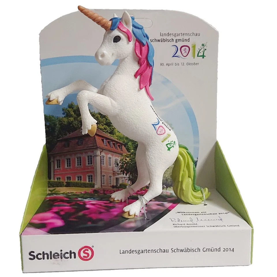 Schleich Unicorn Special Edition Landesgartenschau 2014 82880 - Image 1 of 1