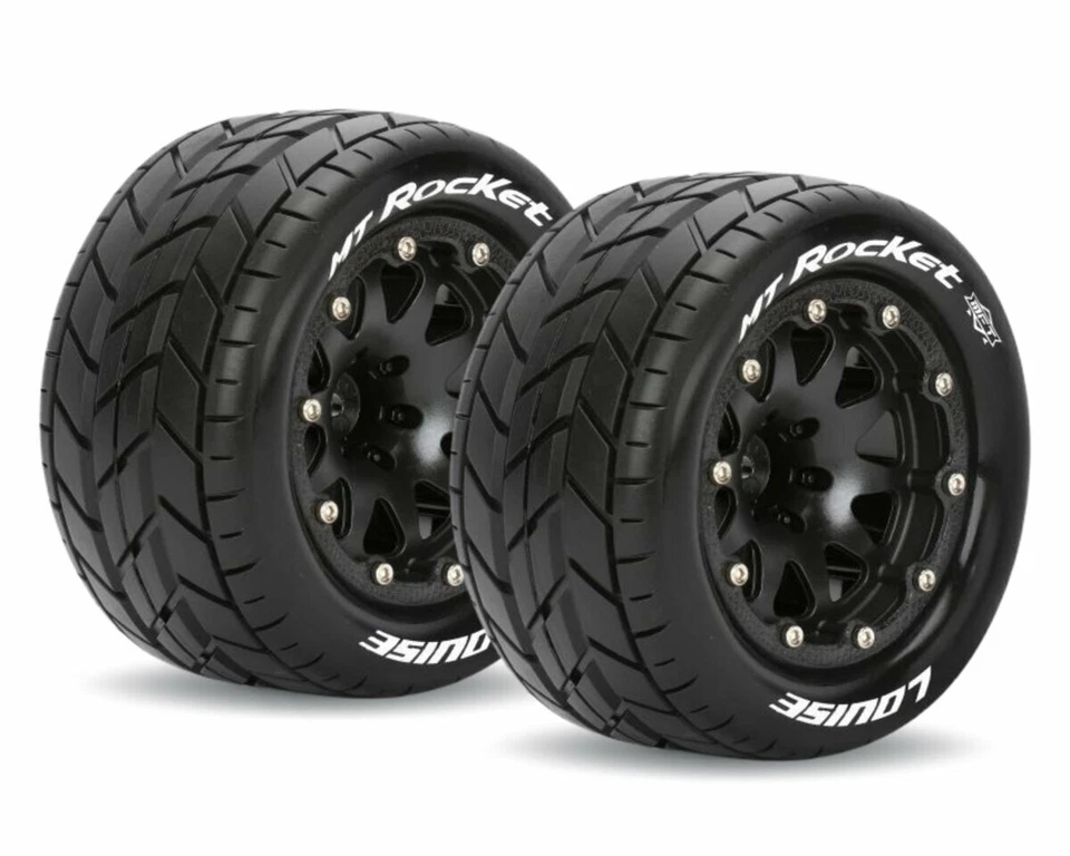 LOUISE MFT MT-ROCKET Reifen Bead Lock Felge schwarz 1/2 Offset LOUT3307SBH ... - Bild 1 von 1