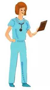 Sizzix Bigz Doctor/Nurse #2 die #A10744 Retail $19.99 Retired, Cuts Fabric! - Picture 1 of 2
