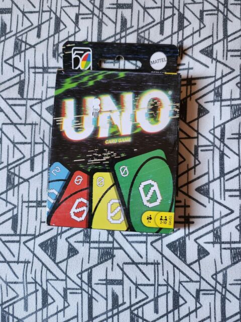 Original Mattel Uno Icônico Série Jogo De Tabuleiro Década-design