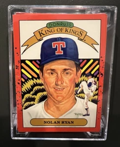 Lote de (55) 1990 Donruss #665 Nolan Ryan Diamond Kings tarjeta de error 659 reverso - Imagen 1 de 4