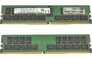 64GB HP SKhynix 2x32GB 2Rx4 PC4-2666V DDR4 RAM HMA84GR7AFR4N-VK 840758-091 G10 - Bild 1 von 3