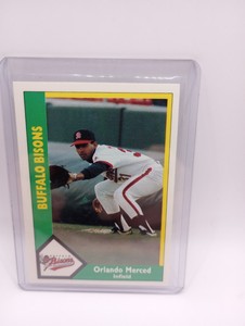 1990 CMC Buffalo Bisons Orlando Merced #18 Buffalo Bisons