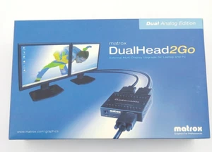 Matrox DualHead2Go Dual Display Splitter MGI D2G-A2A-AJ Sealed - Picture 1 of 6