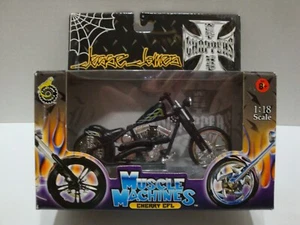 Muscle Machines Jesse James West Coast Choppers Cherry CFL 1:18 C44-2 - Picture 1 of 10