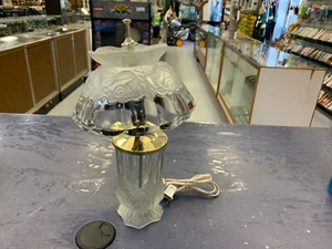 Vintage Crystal Lamp Made in Portugal - Picture 1 of 5