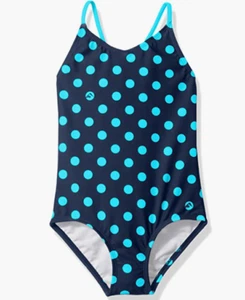 Kanu Surf Girls' Daisy Beach Sport 1-Piece Swimsuit Navy Size 14 01360 - Picture 1 of 2