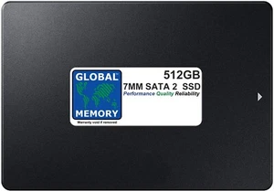 512GB 7mm 6.3cm SATA 2 SSD Für Macbook Pro Non Retina (2006-2007-2008-2009-2010) - Bild 1 von 1