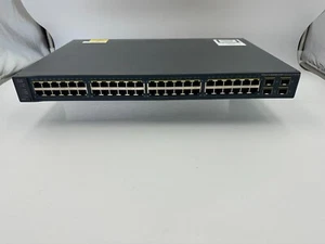 Cisco WS-C3560V2-48PS-S Catalyst 48-Port Fast Ethernet Network Switch PoE - Picture 1 of 2
