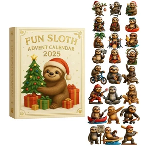 Owl Advent Calendar– 24 Days Christmas Countdown Calendar Mini Owl Figurines - Picture 1 of 6