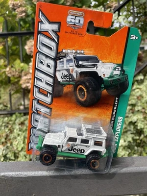 1:64 MATCHBOX JEEP WRANGLER SUPERLIFT MBX EXPLORERS - Immagine 1 di 4