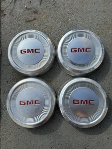 4 82-93 GMC Truck Van S15 Jimmy Sonoma Safari Dog Dish Hubcaps For 15” Wheels - Picture 1 of 15
