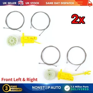 2X KIT REPARACIÓN REGULADOR VENTANA DELANTERO IZQUIERDO Y DERECHO PARA RENAULT TRAFIC II - Imagen 1 de 10