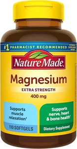 Nature Made extra starkes Magnesiumoxid 400 mg Weichkapseln - 110 Stück Flasche - Bild 1 von 5