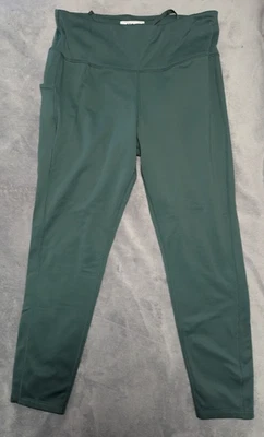 Leggings Pantalones Forrados de Vellón Verde Estoico Mujer?s Talla XL con Bolsillo Foto 1 de 4