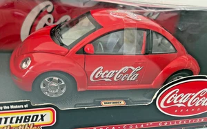 1999 Matchbox Collectibles Coca-Cola VW BEETLE, Approx 1/20 Scale Diecast NEW - Picture 1 of 19