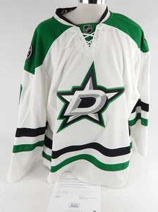 2014-15 Dallas Stars Shawn Horcoff #10 Game Used White Jersey 58 736 - Picture 1 of 12