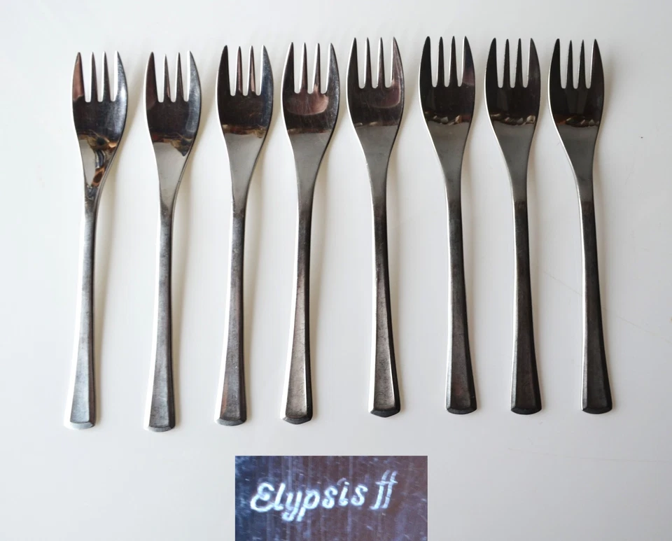 8 Kuchengabeln 15,5 cm des innovativen Bestecksets ELYPSIS  von AMC aus Schweiz - Bild 1 von 1