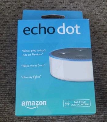Amazon Echo Dot 2nd Generation Smart Assistant - White New  - Image 1 of 4