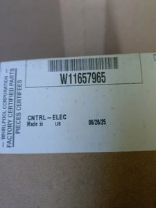 Placa de control de lavadora comercial Whirlpool/Maytag genuina W11657965 (MVWP586GW0) - Imagen 1 de 2