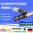 Schruppfräser 4mm HRC65 Schrupp Fräser 4mm CNC Metallfräser Holz / VHM Fräser 🏆